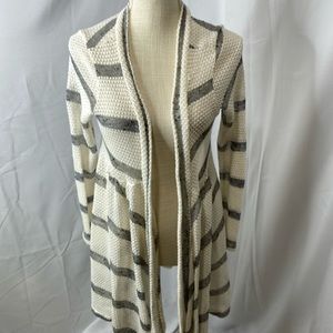 Pretty Young Thing size large. Open front Flowy cardigan